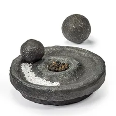 Набор для ручного перемалывания специй чугун D=11,8см, изображение 4