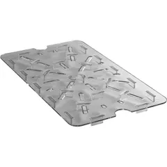 Полка дренажная для контейнера для продуктов поликарбонат ,L=57,B=37см прозр.