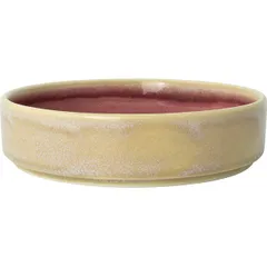 Plate “Aurora Vesuvius Rose Quartz” with edge  porcelain  1,065 l  D=165, H=45mm  pink.