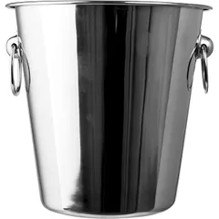 Champagne bucket “Prootel”  stainless steel  4.4 l  D=21/14, H=21, B=21.5 cm  metal.