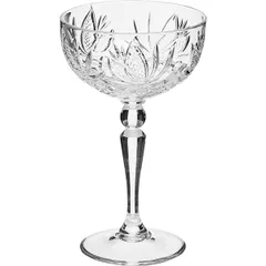 Шампанское-блюдце «Цветок» хрусталь 350мл D=10,3,H=18см, изображение 2