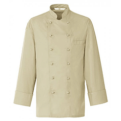 Chef's jacket, size 54 b/t  polyester, cotton  beige.