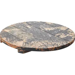 Доска для подачи дуб D=45,H=4см черный, изображение 2