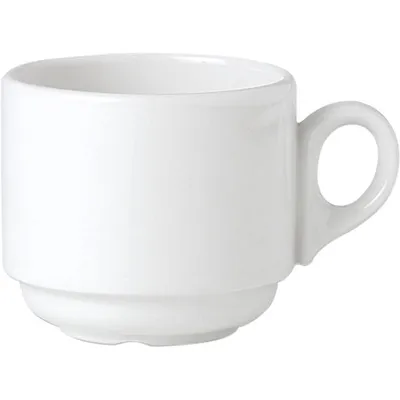 Чашка чайная «Симплисити» фарфор 170мл D=75,H=70мм белый, Объем по данным поставщика (мл): 170, изображение 3