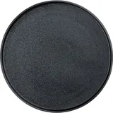 Тарелка «Кунстверк Блэк» с бортом фарфор D=26,H=2см черный