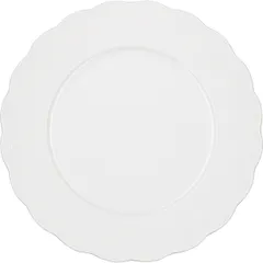 Тарелка «Поэма Лейс» десертная фарфор D=21см белый
