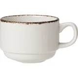 Чашка чайная «Браун Дэппл» фарфор 200мл D=8,H=6см белый,коричнев.