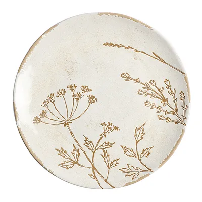 Тарелка «Фенхель» фарфор D=290,H=28мм белый