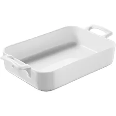 Baking dish “Bel Cousin”  porcelain  1.7 l , H=60, L=260, B=185mm  white