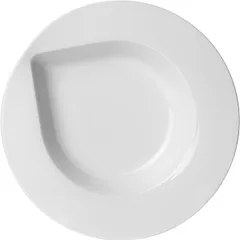 Тарелка глубокая «Максим» фарфор 470мл D=240,H=55,L=240,B=235мм белый