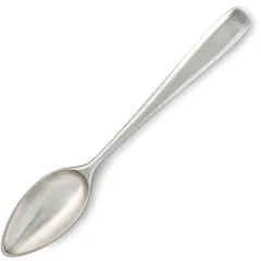 Dessert spoon “Zoe”  stainless steel, silver plated , L=184, B=30mm