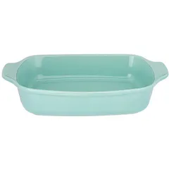 Baking dish "Modern Kitchen" rectangular  ceramics  3 l , H=75, L=370, B=240mm  azure.