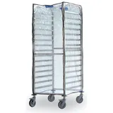 Чехол для тележки размера GN 1/1 антибактериальный поливинилхл. ,H=152,L=62,B=71см прозр.