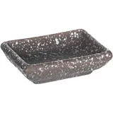 Соусник «Кунстверк» фарфор ,L=85,B=60мм коричнев.,матовый