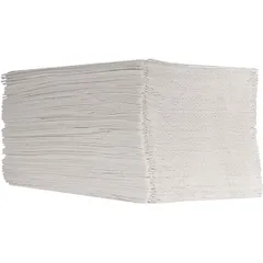 Полотенца бумажные однослойные V-сложение[250шт] целлюл. ,L=22,B=10см белый, изображение 2