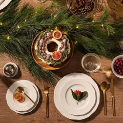 Подставка для торта «Акация» дерево D=24,H=8см коричнев., изображение 2