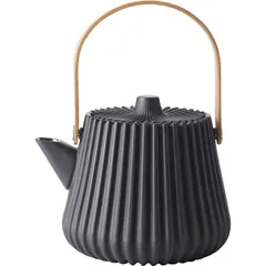 “Pekoe” teapot with sieve ceramics,metal 0.55l D=12.5,H=12cm black