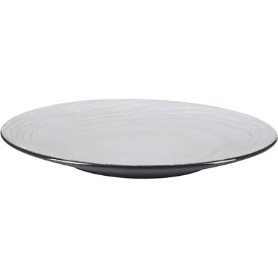 Тарелка «Свелл» десертная керамика D=21,5см белый, изображение 2
