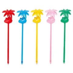 Stirrer “Palm”[50pcs] plastic ,L=20cm multi-colored.