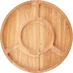 Round menagerie 4 sections  oak  D=300, H=25mm  wooden.