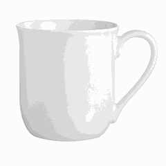 Mug “Embassy white” porcelain 300ml ,L=11cm white