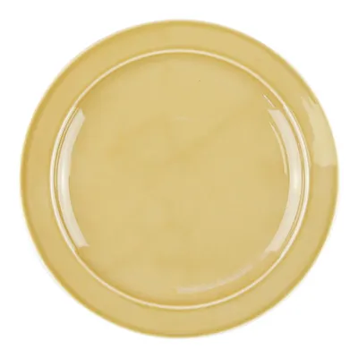 Тарелка «Акварель» Принц мелкая фарфор D=240,H=27мм золотой,коричнев., Цвет: Золотой, Диаметр (мм): 240
