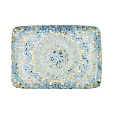 Блюдо сервировочное «Мозаик» прямоугольное фарфор ,L=30,B=21см разноцветн.