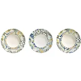 Тарелка для пасты «Сисайд Майолика» с рисунком фарфор D=266,H=55мм в ассорт.