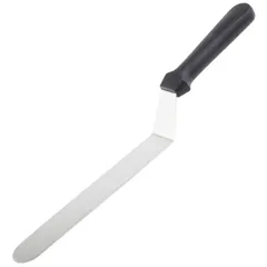 Pastry spatula  stainless steel, polyprop. , L=24, B=4cm  metallic, black