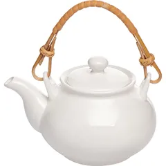 Чайник заварочный «Кунстверк» фарфор 0,6л D=80,H=95,L=153мм белый, изображение 2