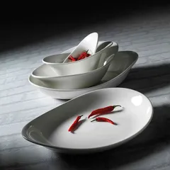 Салатник «ФриСтайл» фарфор 0,75л D=28,H=6см белый, изображение 3