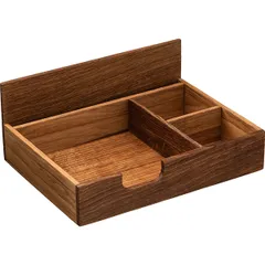 Подставка для набора для специй и салфеток дуб ,H=10,L=24,B=17,7см, изображение 2