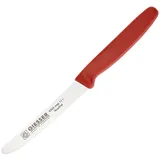 Нож кухонный  ручка красная сталь нерж.,пластик ,L=11см