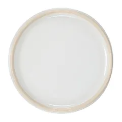 Тарелка «Деймос» мелкая керамика D=275,H=25мм белый,бежев.
