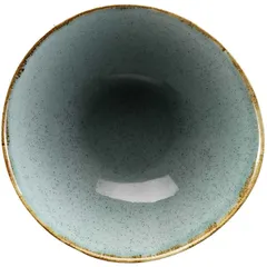 Salad bowl “Trend Split”  porcelain  D=22cm  green.