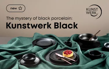 The mystery of black porcelain: Kunstwerk Black
