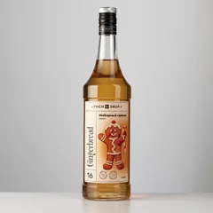 Сироп «Имбирный Пряник» Pinch&Drop стекло 1л D=85,H=330мм желт., изображение 4