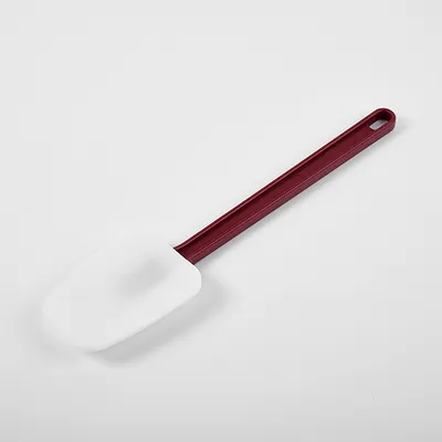 Лопатка жаропрочная силикон,пластик ,L=355/115,B=82мм белый,красный