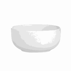 Salad bowl “Embassy white”  porcelain  1.3 l  D=18 cm  white