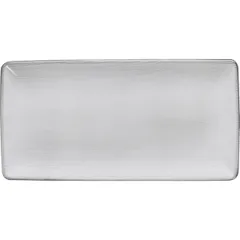 Блюдо «Свелл» прямоугольное керамика ,L=30см белый