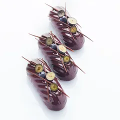 Форма для выпечки «Эклер Твист» [5 ячеек] силикон ,L=29,7,B=17,6см черный, изображение 2