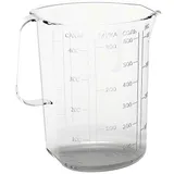 Стакан мерный с ручкой полистирол 0,5л D=94,H=119мм прозр.