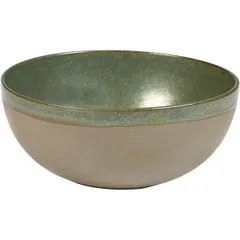 Salad bowl “Serfis” ceramics 1.3l D=19,H=8cm green.