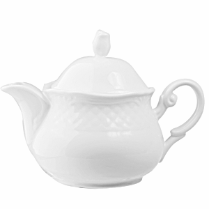 Чайник заварочный «Афродита» фарфор 1,4л D=26,5,H=19см белый, Цвет: Белый