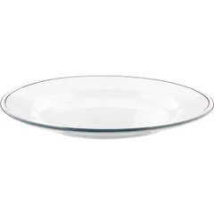 Тарелка «Лагуна» мелкая фарфор D=270,H=27мм белый,зелен., изображение 2