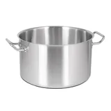 Кастрюля с крышкой сталь нерж. 23л D=36,H=22см матовый