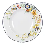 Тарелка глубокая «Флорентиус» фарфор D=23,H=4см белый,синий