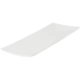 Блюдо сервировочное «Кассиопея» прямоугольное узкое фарфор ,L=30,5,B=11,5см белый