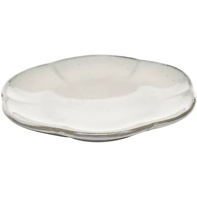 Тарелка «Инку» волнистый край керамика D=139,H=13мм белый, изображение 2