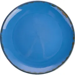 Plate “Blue craft” small  ceramics  D=220, H=23mm  blue.
